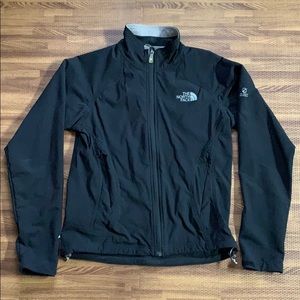 The North Face soft shell black jacket SMALL